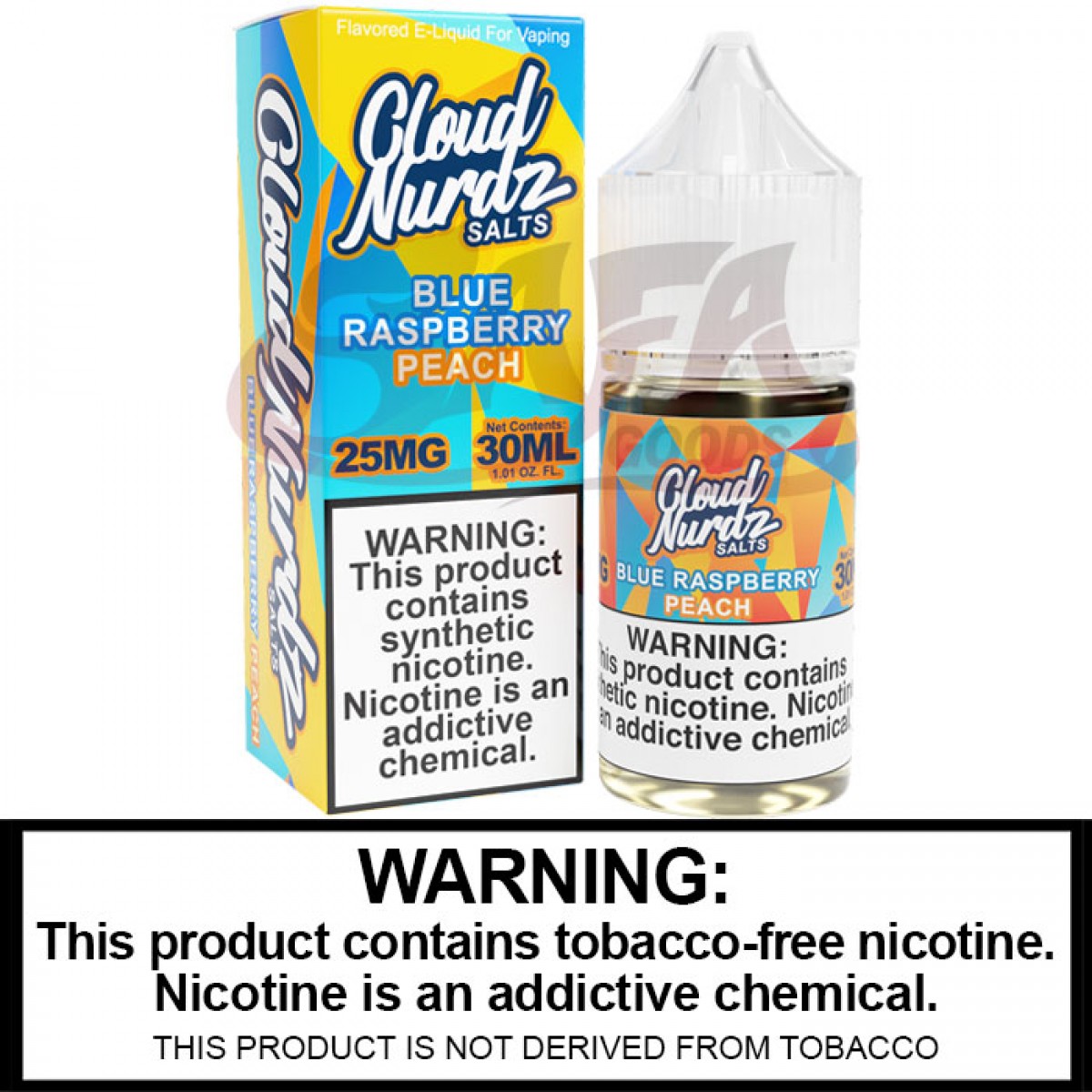 Cloud Nurdz Salts 30mL Salt Nic Bottles - Tobacco Free Nicotine